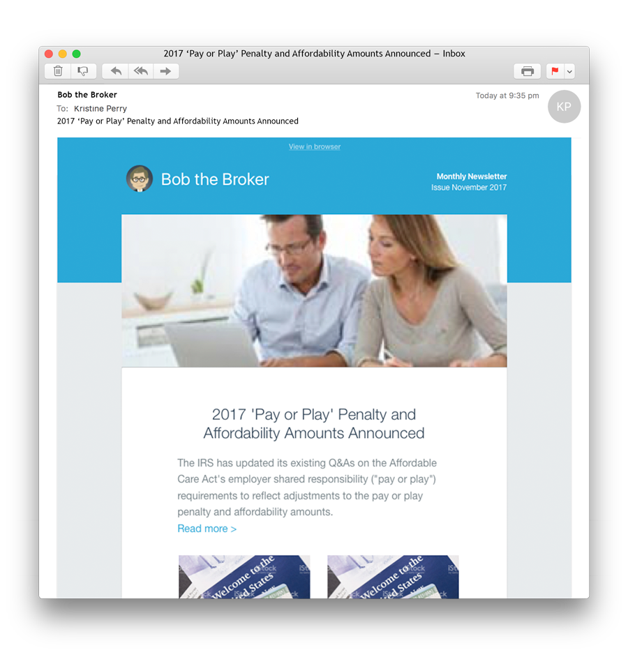 HR360 - Newsletter Email - Design and Development by Kristine Perry